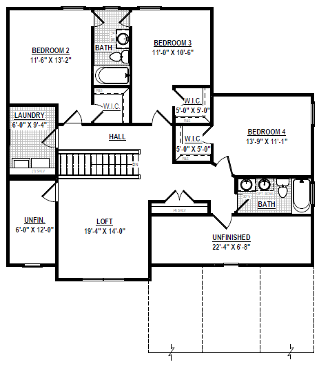 Explore the spacious floor plan of this beautiful Hanover home in Scotchtown Estates. Featuring four bedrooms, two bathrooms, a loft, a convenient laundry room, and an expansive unfinished area, this real estate gem offers endless possibilities for customization and comfort.
